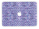 Purple Basic Watercolor Chevron Pattern - MacBook Pro with Retina Display Full-Coverage Skin Kit