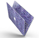 Purple Basic Watercolor Chevron Pattern - MacBook Pro with Retina Display Full-Coverage Skin Kit