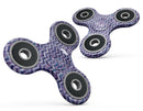 Purple Basic Watercolor Chevron Pattern Full-Body Fidget Spinner Skin-Kit
