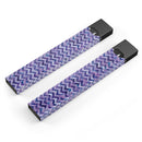 Purple Basic Watercolor Chevron Pattern - Premium Decal Protective Skin-Wrap Sticker compatible with the Juul Labs vaping device