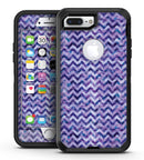 Purple Basic Watercolor Chevron Pattern - iPhone 7 Plus/8 Plus OtterBox Case & Skin Kits