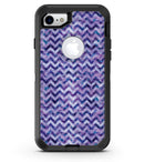 Purple Basic Watercolor Chevron Pattern - iPhone 7 or 8 OtterBox Case & Skin Kits