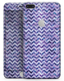 Purple Basic Watercolor Chevron Pattern - Skin-kit for the iPhone 8 or 8 Plus