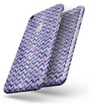 Purple Basic Watercolor Chevron Pattern - Skin-kit for the iPhone 8 or 8 Plus