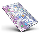 Purple & Blue Flowered - iPad Pro 97 - View 4.jpg