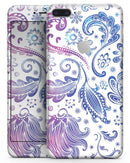 Purple & Blue Flowered - Skin-kit for the iPhone 8 or 8 Plus