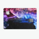 Purple Blue and Pink Cloud Galaxy - Premium Protective Decal Skin-Kit for the Apple Credit Card
