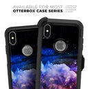 Purple Blue and Pink Cloud Galaxy - Skin Kit for the iPhone OtterBox Cases