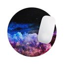 Purple Blue and Pink Cloud Galaxy// WaterProof Rubber Foam Backed Anti-Slip Mouse Pad for Home Work Office or Gaming Computer Desk