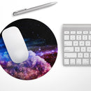 Purple Blue and Pink Cloud Galaxy// WaterProof Rubber Foam Backed Anti-Slip Mouse Pad for Home Work Office or Gaming Computer Desk