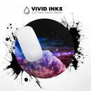 Purple Blue and Pink Cloud Galaxy// WaterProof Rubber Foam Backed Anti-Slip Mouse Pad for Home Work Office or Gaming Computer Desk