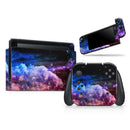 Purple Blue and Pink Cloud Galaxy // Skin Decal Wrap Kit for Nintendo Switch Console & Dock, Joy-Cons, Pro Controller, Lite, 3DS XL, 2DS XL, DSi, or Wii - Vinyl Skin Wrap for Nintendo Switch 2, OLED, Lite, Pro Controller, Wii & Classic Handhelds