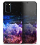 Purple Blue and Pink Cloud Galaxy - Premium Vinyl Skin Decal for Samsung Galaxy S25 Ultra, S24, S23, S22 & All Galaxy S Models