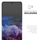 Purple Blue and Pink Cloud Galaxy - Premium Vinyl Skin Decal for Samsung Galaxy S25 Ultra, S24, S23, S22 & All Galaxy S Models
