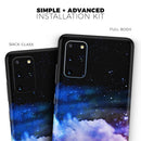 Purple Blue and Pink Cloud Galaxy - Premium Vinyl Skin Decal for Samsung Galaxy S25 Ultra, S24, S23, S22 & All Galaxy S Models