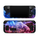 Purple Blue and Pink Cloud Galaxy // Vinyl Skin Wrap for Steam Deck OLED & Steam Deck (LCD) — Soft Matte or Ultra Gloss