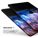 Purple Blue and Pink Cloud Galaxy - Full Body Skin Decal for the Apple iPad Pro 12.9", 11", 10.5", 9.7", Air or Mini (All Models Available)