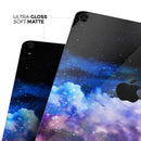 Purple Blue and Pink Cloud Galaxy - Full Body Skin Decal for the Apple iPad Pro 12.9", 11", 10.5", 9.7", Air or Mini (All Models Available)