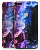Purple Blue and Pink Cloud Galaxy - Skin-kit for the iPhone 8 or 8 Plus