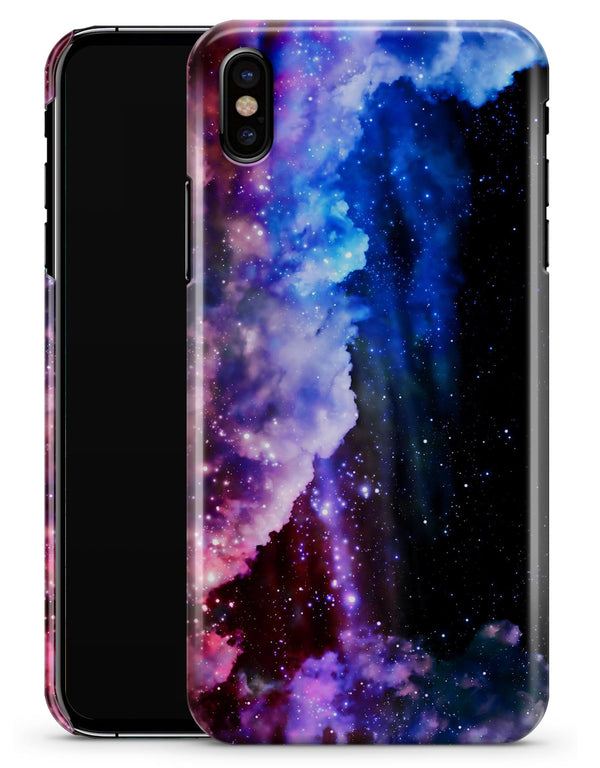Purple Blue and Pink Cloud Galaxy - iPhone X Clipit Case