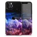 Purple Blue and Pink Cloud Galaxy - Protective Skin Wrap & Decal – Compatible with iPhone SE to iPhone 17 Pro Max (All Models)
