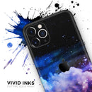 Purple Blue and Pink Cloud Galaxy - Protective Skin Wrap & Decal – Compatible with iPhone SE to iPhone 17 Pro Max (All Models)