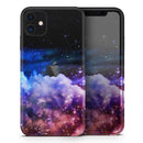 Purple Blue and Pink Cloud Galaxy - Protective Skin Wrap & Decal – Compatible with iPhone SE to iPhone 17 Pro Max (All Models)