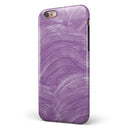 Purple Brush Strokes iPhone 6/6s or 6/6s Plus 2-Piece Hybrid INK-Fuzed Case