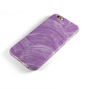 Purple Brush Strokes iPhone 6/6s or 6/6s Plus 2-Piece Hybrid INK-Fuzed Case