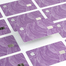 Purple Brush Strokes - Premium Protective Decal Skin-Kit for the Apple Credit Card