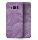 Purple Brush Strokes - Samsung Galaxy S8 Full-Body Skin Kit