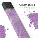 Purple Brush Strokes - Premium Decal Protective Skin-Wrap Sticker compatible with the Juul Labs vaping device