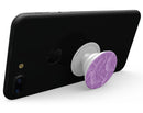 Purple Brush Strokes - Skin Kit for PopSockets and other Smartphone Extendable Grips & Stands