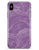 Purple Brush Strokes - iPhone X Clipit Case