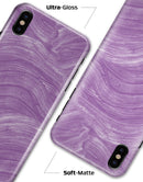 Purple Brush Strokes - iPhone X Clipit Case