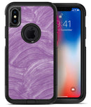 Purple Brush Strokes - iPhone X OtterBox Case & Skin Kits