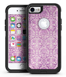 Purple Brush Strokes - iPhone 7 or 7 Plus Commuter Case Skin Kit