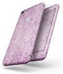 Purple Damask Grunge Pattern  - Skin-kit for the iPhone 8 or 8 Plus