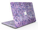 Purple Damask Watercolor Pattern - MacBook Air Skin Kit