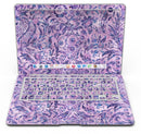 Purple Damask Watercolor Pattern - MacBook Air Skin Kit