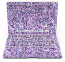 Purple Damask Watercolor Pattern - MacBook Air Skin Kit