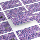 Purple Damask Watercolor Pattern - Premium Protective Decal Skin-Kit for the Apple Credit Card