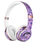 Purple Damask Watercolor Pattern Full-Body Skin Kit for the Beats by Dre Solo 3 Wireless Headphones