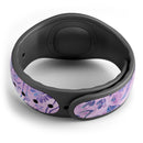 Purple Damask Watercolor Pattern - Decal Skin Wrap Kit for the Disney Magic Band