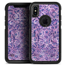 Purple Damask Watercolor Pattern - Skin Kit for the iPhone OtterBox Cases