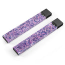 Purple Damask Watercolor Pattern - Premium Decal Protective Skin-Wrap Sticker compatible with the Juul Labs vaping device