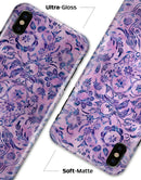Purple Damask Watercolor Pattern - iPhone X Clipit Case