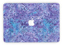 Purple Damask v2 Watercolor Pattern V2 - MacBook Pro with Retina Display Full-Coverage Skin Kit