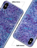 Purple Damask v2 Watercolor Pattern V2 - iPhone X Clipit Case