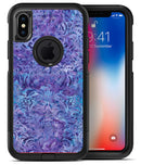 Purple Damask v2 Watercolor Pattern V2 - iPhone X OtterBox Case & Skin Kits
